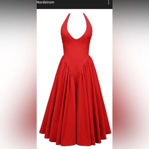 Marilyn Halter Midi Dress